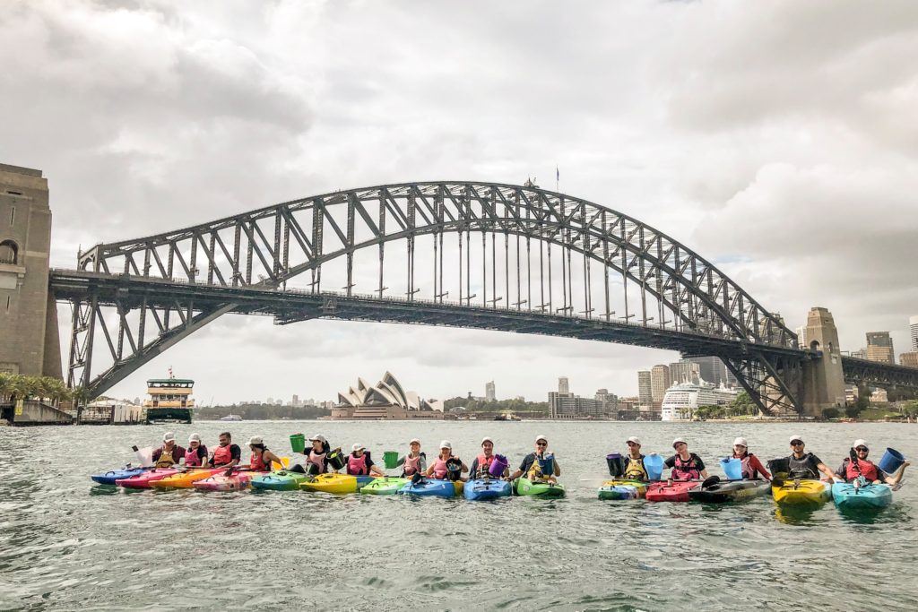 Kayaking Sydney Harbour