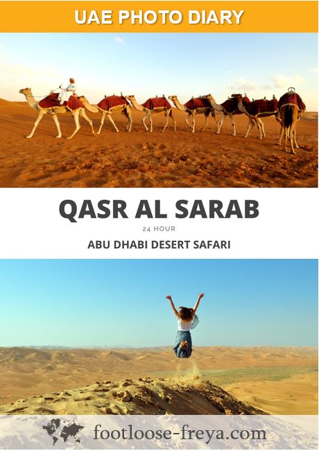 Qasr Al Sarab Desert Resort #travel #abudhabi #uae #footloosefreyablog