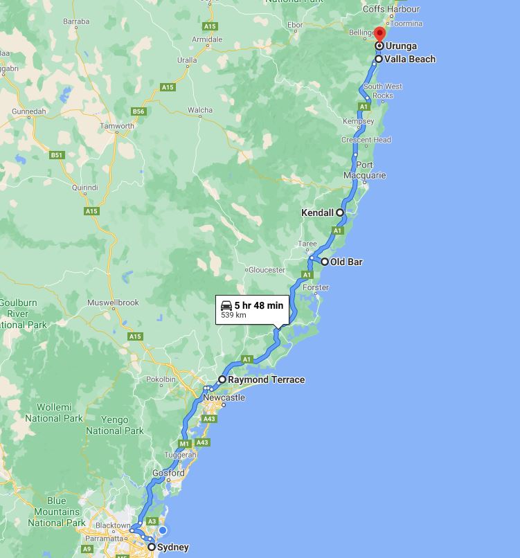Mid North Coast NSW Road Trip