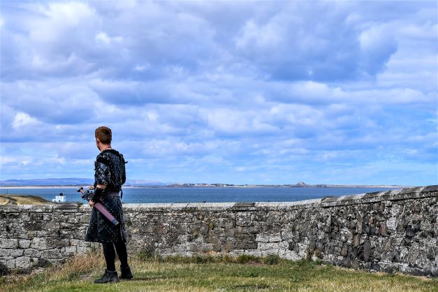 Lindisfarne, from Bamburgh Castle