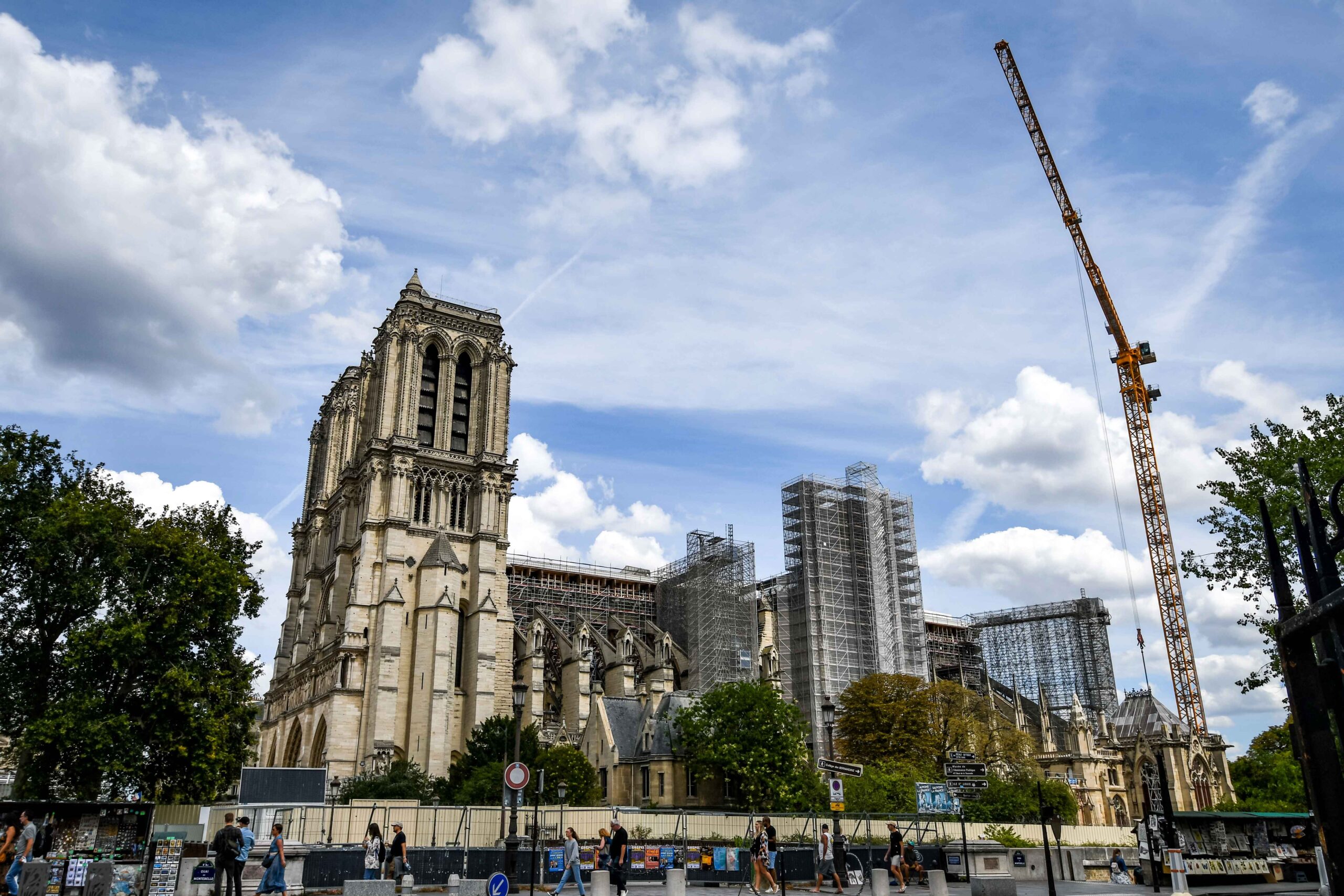 Notre-Dame renovation, July 2022