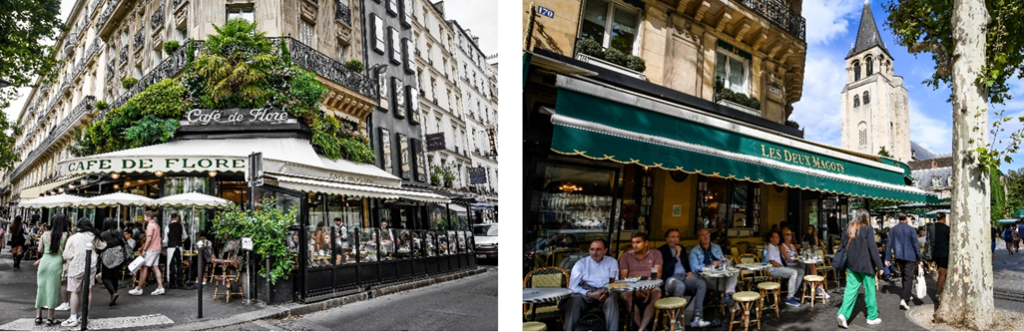 Cafe de Flore + Les Deux Magots