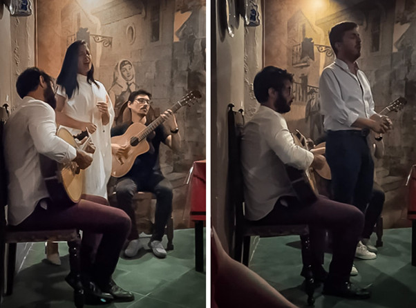 Fado performers. 3 Nights in Lisbon